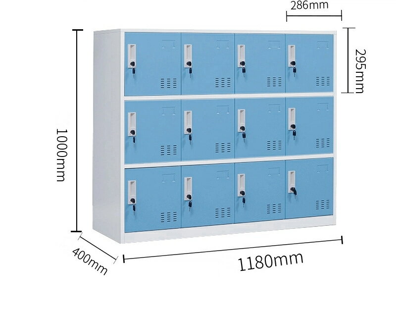 色のランドセルのキャビネット中小学校の幼稚園の学生の教師の鍵付きロッカーダンスのクラスの着替えの..
