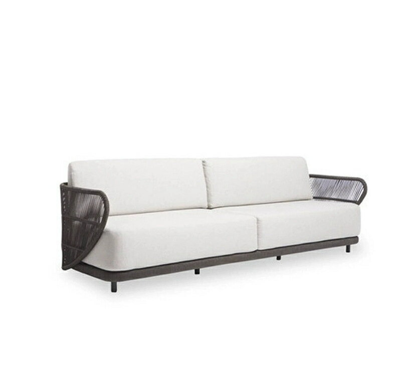 ヴィラ庭ソファホテルのテラス籐編みの防水・日焼け防止家具民宿バルコニー寝床リビングソファセットです