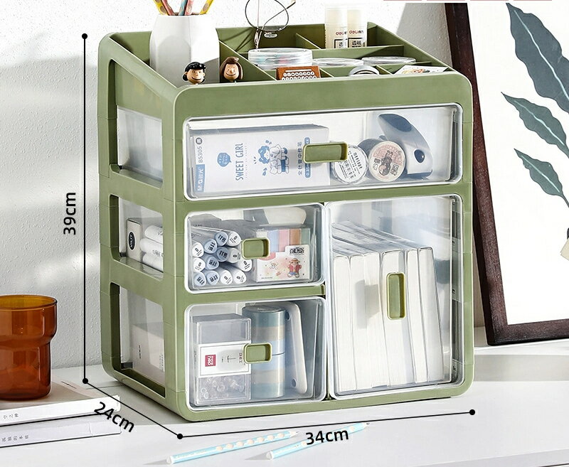 机面収納箱文房具引き出し式多機能雑物学生引き出し箱寮多機能卓上整理箱