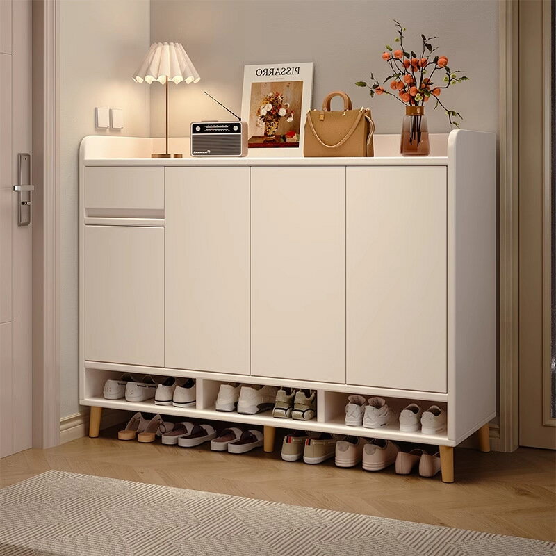 シューズボックス家庭用玄関玄関玄関収納ボックス一体壁際大容量新モデルの廊下シューズ棚です