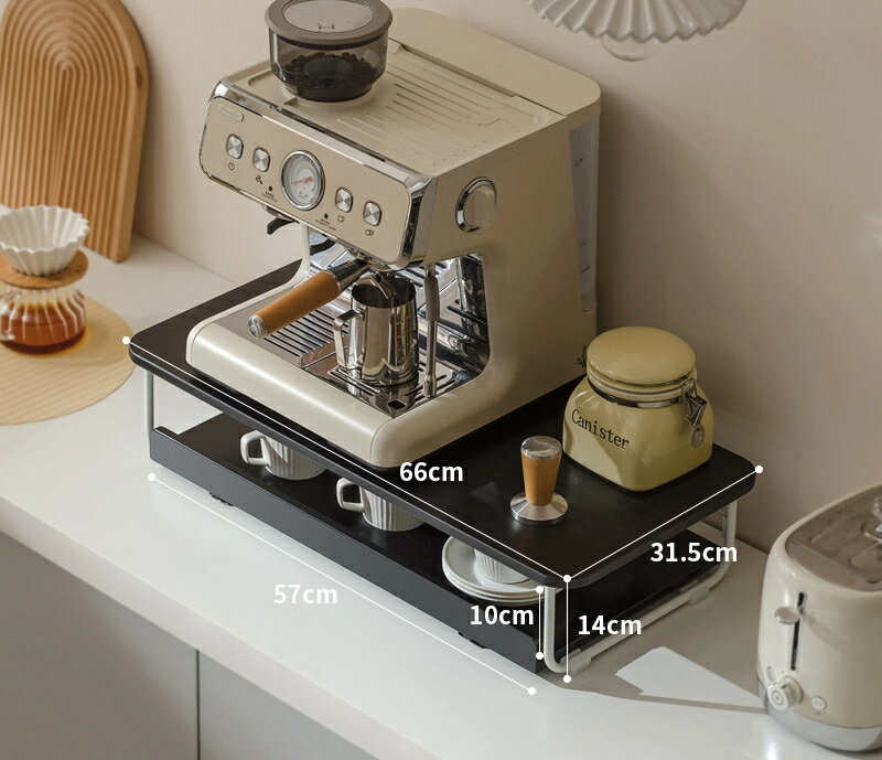 カウンターコーヒーメーカーカップラックティーバッグティーバーウォーターサーバーデスクラックラック..