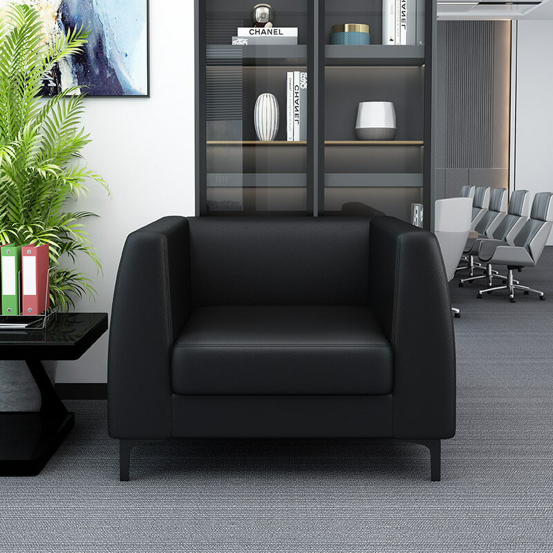 オフィスソファモダンシンプルテーブル組み合わせスーツ簡易受付ビジネスオフィス小型三人位組み合わせ