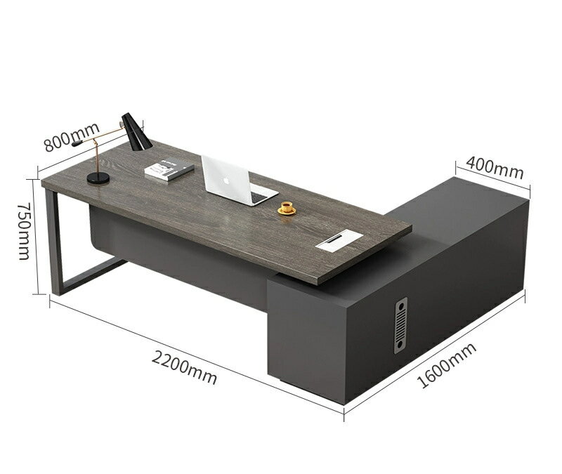 主管経理机簡明なオフィス家具パソコン机年長組のデスク老板机財務一人用のデスクと椅子の組み合わせ