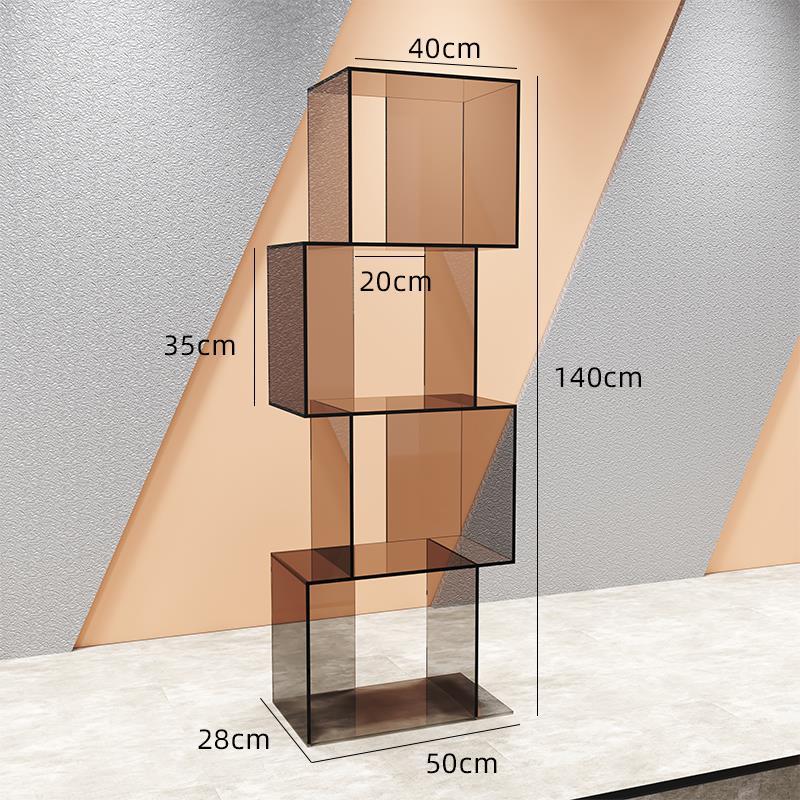 アクリルディスプレイ棚棚店頭靴バッグ棚ショーウインドーアイテム家庭用多層棚棚収納棚