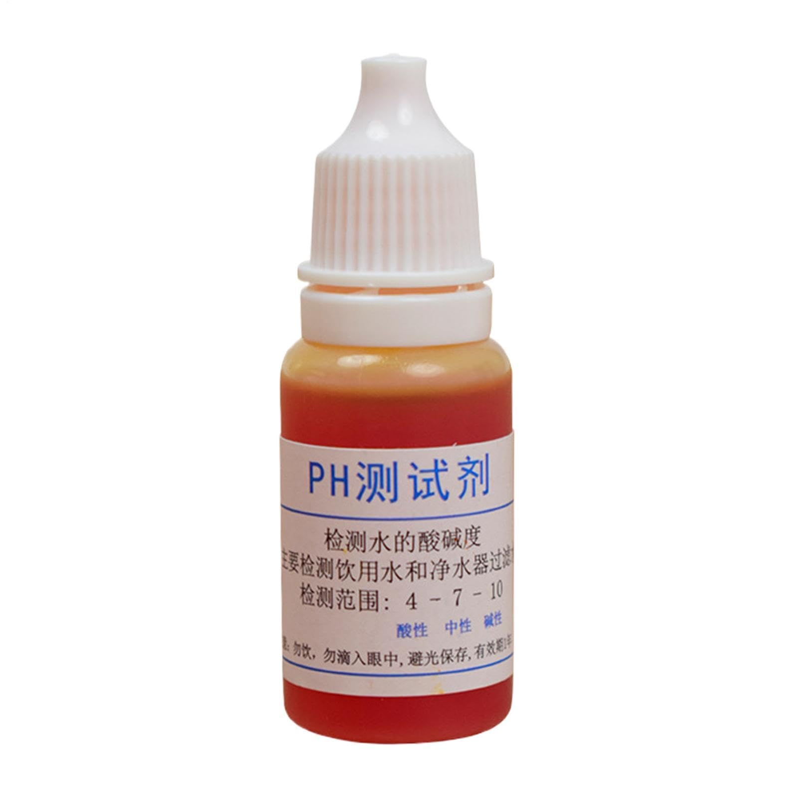 水質ピーエイチ試薬液 | 水質判定液 - ペーハー試験紙 - チェック 酸性度テスト アクアリウム 実験室 家庭用 食器 調理器具 建材 金属ボウル 対応可
