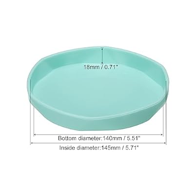 プラントポット受け皿 145 mm 10個 プラスチック 六角 丸型フラワードリップトレイ...