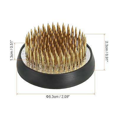 5.3 cm フラワーカエルいけばなけんざん フラワーアレンジメントツール ブラスフロ...