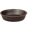 セロン/丸型水盤ECO 濃こげ茶/F0316濃こげ茶【01】 花器、リース 花器・花瓶 水盤