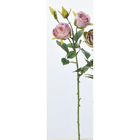 【造花】アスカ/ローズ×2 つぼみ×2 クリ－ムモ－ブ/A-32861-055C【01】【取寄】 造花（アーティフィシャルフラワー） 造花 花材「は行」 バラ