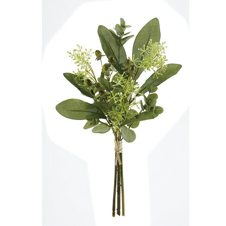 【造花】アスカ/ミックスグリーンバンチ　グリ−ン/A-42265-051A【01】【取寄】 造花（アーティフィシャルフラワー） 造花葉物、フェイクグリーン その他の造花葉物・フェイクグリーン