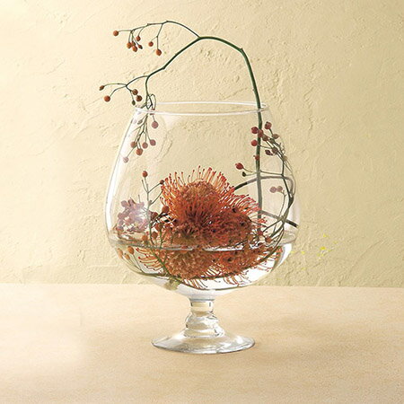 LEOタカオカ/F−388　　ジャンボブランデ−/F-388【01】 花器、リース 花器・花瓶 ガラス花器