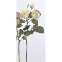 【造花】アスカ/ローズ×2 ツボミ×2 アイボリ-/A-39646-91【01】【取寄】 造花（アーティフィシャルフラワー） 造花 花材「は行」 バラ
