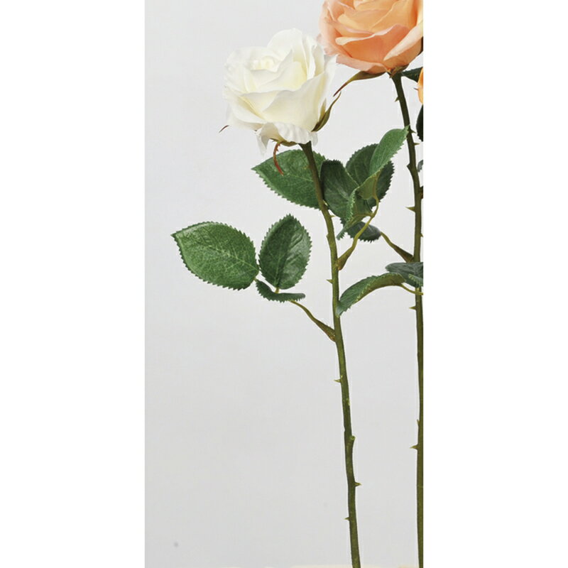 【造花】アスカ/ローズ ホワイト/A-32994-001【01】【取寄】 造花（アーティフィシャルフラワー） 造花 花材「は行」 バラ