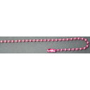 NBK日本紐釦貿易/カラーボールチェーン 1.5mm×10cm ピンク (100本入)/NS293-100【10】 手芸用品 アクセサリー ストラップ・キーホルダー 手作り 材料