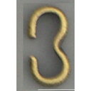 NBK日本紐釦貿易/3の字かん AG(20個入)0610-540 アンティークゴールド/KE528【10】 手芸用品 アクセサリー アクセサリーパーツ 手作り 材料