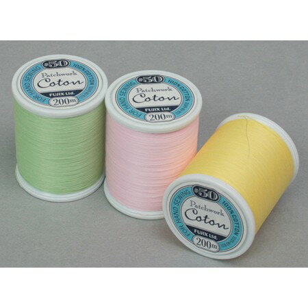 フジックス/パッチワークコトン ＃50 200m/FC-S-13【01】【10】 手芸用品 キルト糸・ミシン糸 キルト糸 キルティング糸 パッチワーク糸 手縫い糸 絹糸 ポリエステル フジックス DMC ハンドメイド 業務用 店舗用