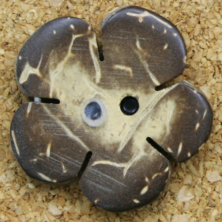 NBK/ナチュラルボタン Φ18mm 100個/CG1315-100【10】 手芸用品 ソーイング資材 ボタン 手作り 材料