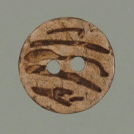 NBK/ハワイアンボタン（ヤシの実ボタン）12個/CG908【10】 手芸用品 ソーイング資材 ボタン 手作り 材料