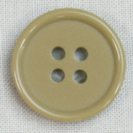 NBK日本紐釦貿易/カラーボタン 13mm 12個 濃ベージュ/CG1700-13-42【10】 手芸用品 ソーイング資材 ボタン 手作り 材料