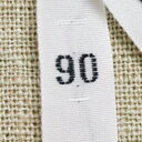 NBK日本紐釦貿易/サイズタグ「90」 9mm巾 500個/TME-90-500【10】 手芸用品 ソーイング資材 ストラップ用カン 手作り 材料