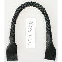 NBK日本紐釦貿易/ワックスコード太口持ち手 40cm 2本 黒/DCH9708A-30【10】 手芸用品 持ち手・金具 持ち手 手作り 材料