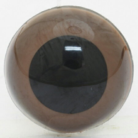 NBK日本紐釦貿易/アイボタン クリスタルアイ 12mm 10個 ブラウン/CE224【10】 手芸用品 クラフト 目玉..