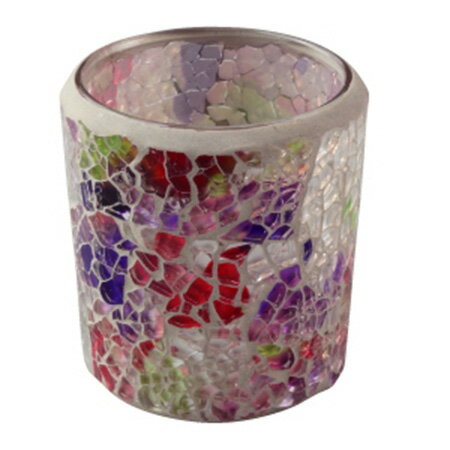 ペガサスキャンドル/モザイクグラス(アール)/08047803【07】[6個] キャンドルホルダー・スタンド ホルダー