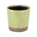 ダルトン/カラー グレーズド ポット ライムグリーン/CH14-G516LGN【08】 ガーデニング・園芸用品 植木鉢・フラワーポット テラコッタ(素焼き)