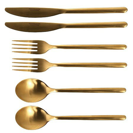 ダルトン/スヴェルトカトラリー デザートフォーク マットゴールド/DTCT-19GD/DSF【07】【取寄】[6pcs] 雑貨 キッチン用品