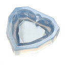 亀島商店/レジンクラフト用 ソフトモールド ジュエリー ハート プロ用/KAM-REJ-482【10】 手芸用品 レジン レジン用モールド 手作り 材料