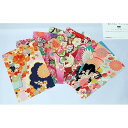 一越ちりめん 7柄アソートセット 22×15cm/S52-101【10】 手芸用品 和手芸 つまみ細工 手作り 材料