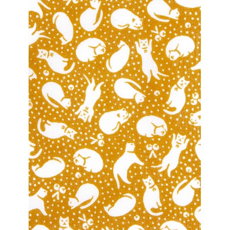 小紋手ぬぐい 33×90cm 鈴ねこ/MYM33354【10】 手芸用品 和手芸 手ぬぐい 手作り 材料