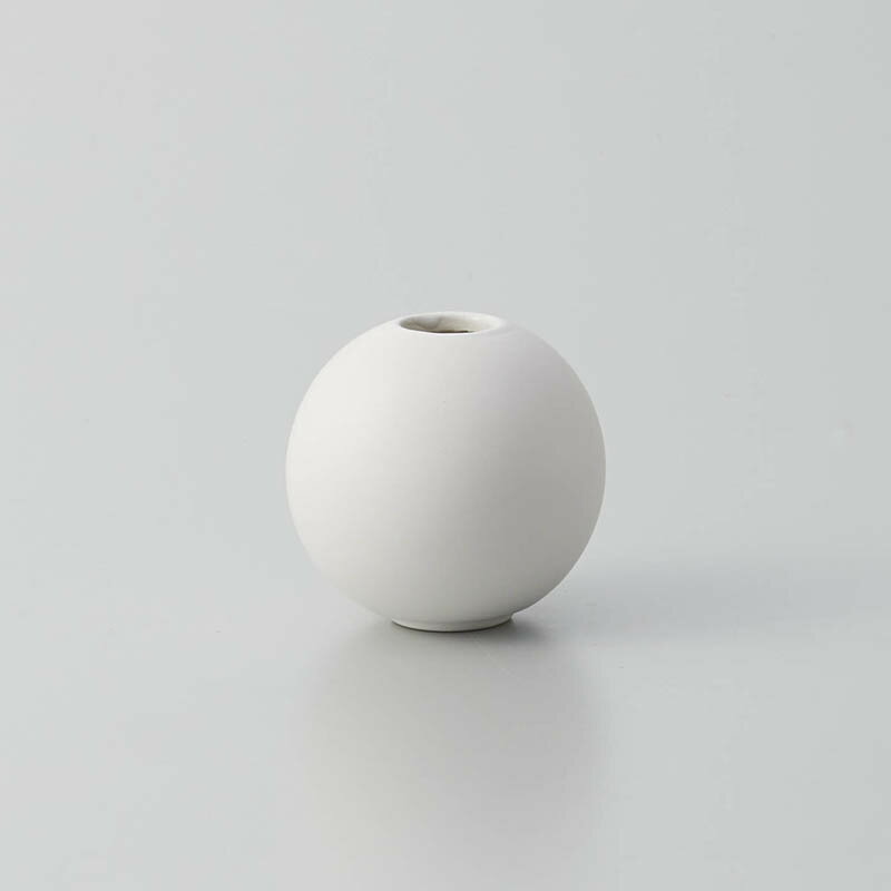 クレイ/orb MATT WHITE/326-594-101【01】【取寄】[4個] 花器、リース 花器・花瓶 陶器花器