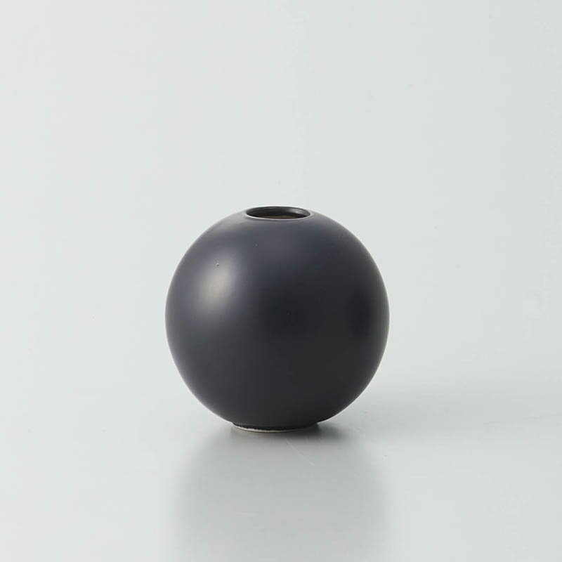 クレイ/orb MATT BLACK/326-594-801【01】【取寄】 花器、リース 花器・花瓶 陶器花器