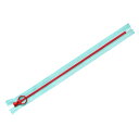 NBK日本紐釦貿易/コンビファスナー 30cm ライトブルー×レッド 5本入/3VSC30-290【10】 手芸用品 ソーイング資材 ファスナー 手作り 材料(3)
