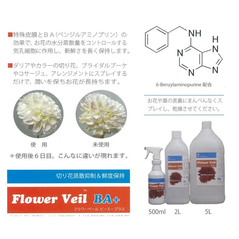 パレス化学/フラワーベールBA＋　500ml【07】 花資材・フローリスト道具 切花延命...