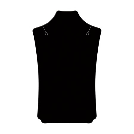 original works/ネックレス専用台紙 ブラック S 16枚/19-2680【01】[5冊] ラッピング用品 、梱包資材 ..