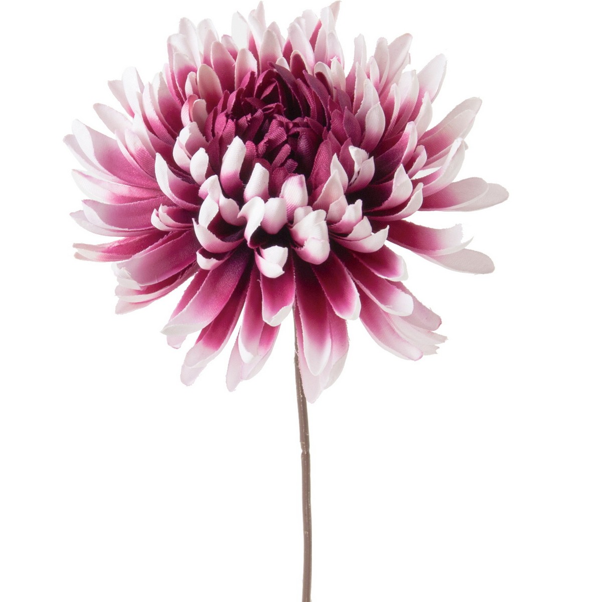 【造花】YDM/重ね菊ピック ビューティー/ホワイト/FA-7121-B/W【01】 造花（アーティフィシャルフラワー） 造花 花材「か行」 キク（菊）・ピンポンマム