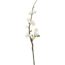 【造花】YDM/梅スプレー ホワイト/FS-5244-W【01】【取寄】《 造花(アーティフィシャルフラワー) 造花 花材「あ行」 ウメ(梅) 》