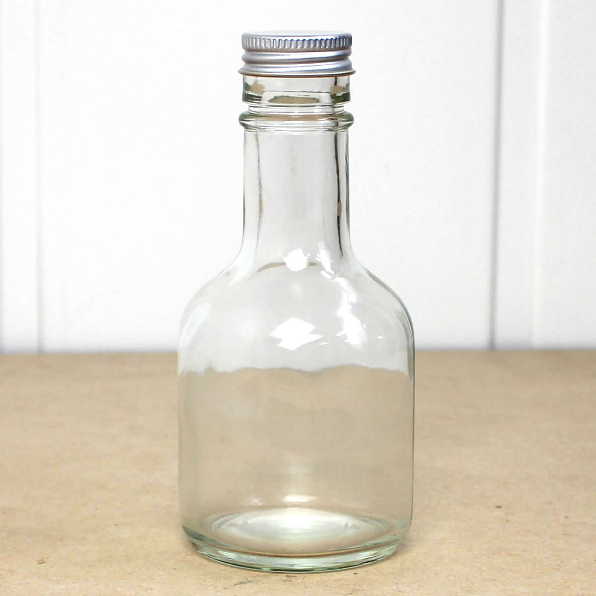 ハーバリウム瓶 HL 180ml アルミキャップ付 キャップ色：シルバー 【07】【取寄】 ハーバリウム 瓶・ボトル ガラス瓶