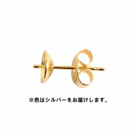 NBK日本紐釦貿易/ピン付ピアス S 5mm 5組 PC6SR シルバー/A12-474【10】 手芸用品 アクセサリー ピアス..