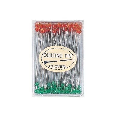 クロバー/キルティング 待針 細 約100本/57-327【10】 手芸用品 ツール 針 手作り 材料