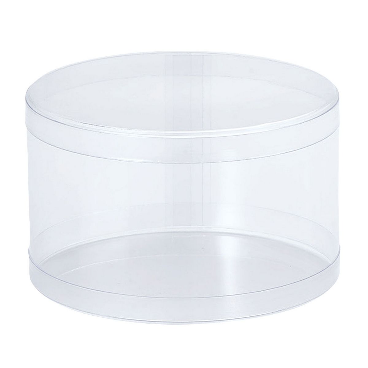 丸ケース120 10個/UK000058【01】 ラッピング用品 、梱包資材 ラッピング箱・ギフトボックス クリアケース(ボックス)