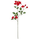 【造花】YDM/エメラルドローズスプレー レッド/FA-6598A-R【01】 造花(アーティフィシャルフラワー) 造花 花材「は行」 バラ
