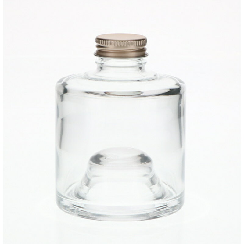 ハーバリウム瓶 スタッキングボトル・B 180ml アルミキャップ付 キャップ色：ローズゴールド 【07】【取寄】 ハーバリウム 瓶・ボトル ガラス瓶