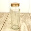 ハーバリウム瓶(ログ)200ml 専用スクリューキャップ付「キャップ色：ゴールド」【07】【取寄】 ハーバリウム 瓶・ボトル ガラス瓶