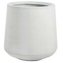 【直送】クレイ/TERRA-MENT_Drop Round 55 WHITE/910-247-101【01】 ガーデニング・園芸用品 植木鉢・フラワーポット グラスファイバー鉢