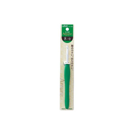 クロバー/かぎ針「アミュレ」8/0号/42-408【01】【取寄】《手芸用品クラフト編み物用品》