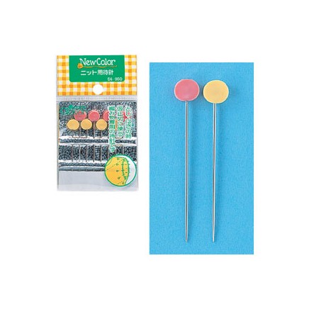 クロバー/「ニューカラー」ニット用待針 8本入/56-950【10】 手芸用品 クラフト 編み物用品 手作り 材料