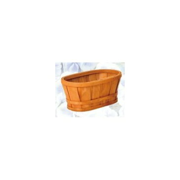カルチベーター/キャラメル色経木中4号二鉢用籠/011114【01】【取寄】花器、リース 花器・花瓶 バスケット(花かご) 手作り 材料